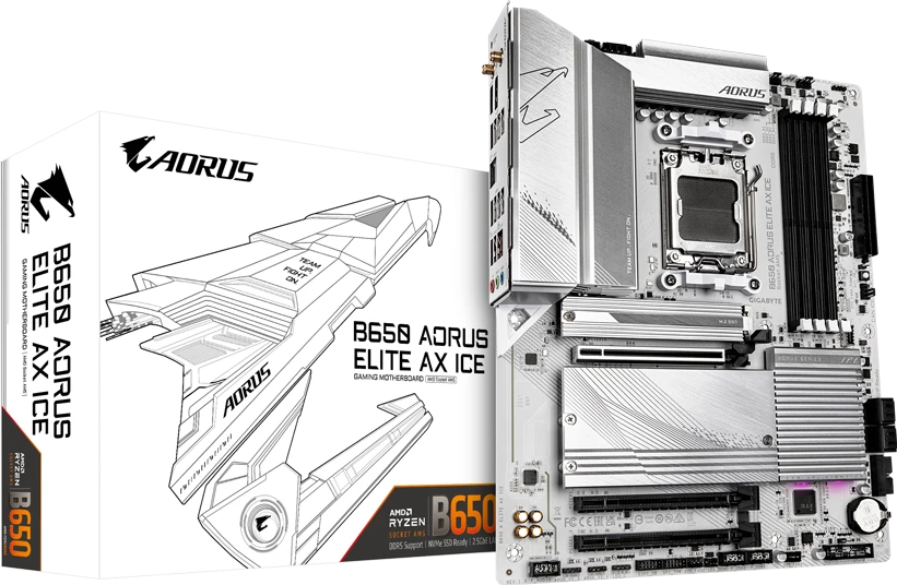 Gigabyte B650 AORUS ELITE AX ICE
